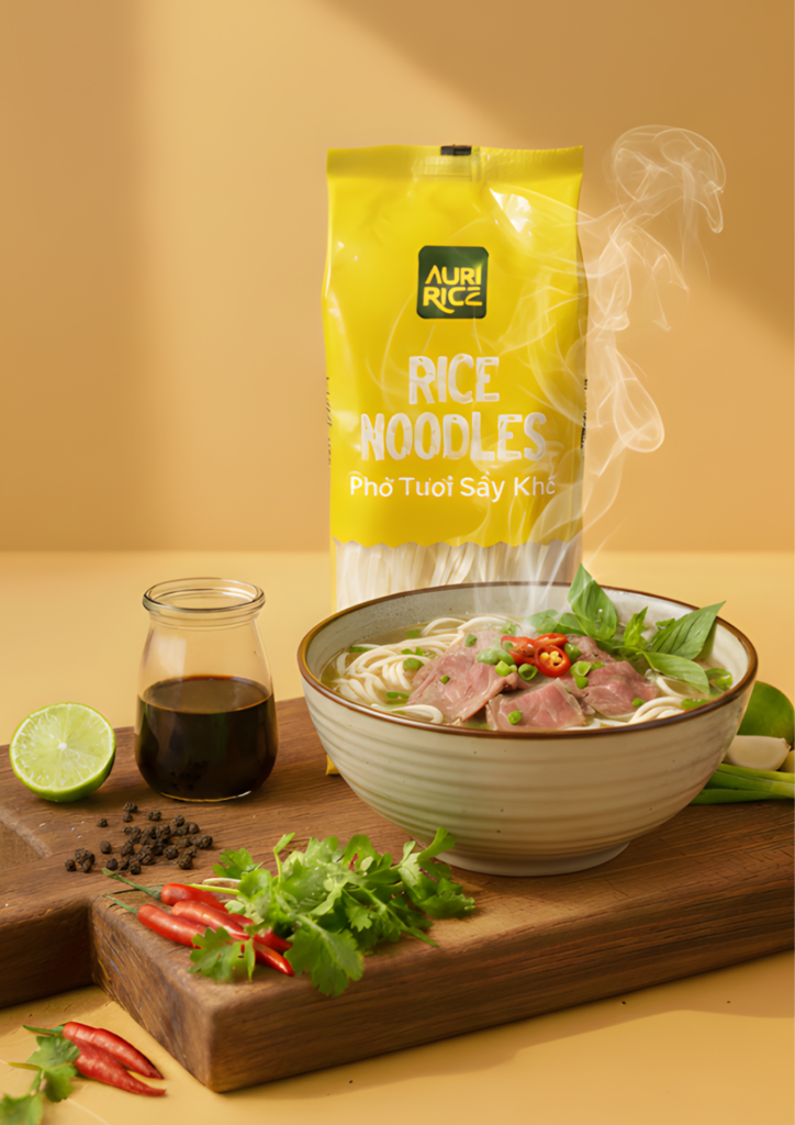 Freshly Dried Pho Noodles