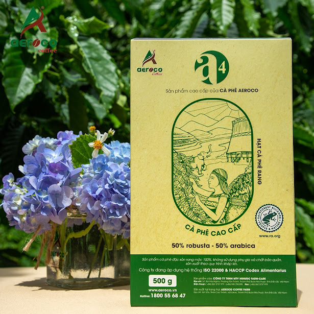 A4 Roasted Coffee Beans – 500g