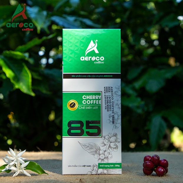 Aeroco 85 Ground Coffee for Phin Brewing – 250g Box